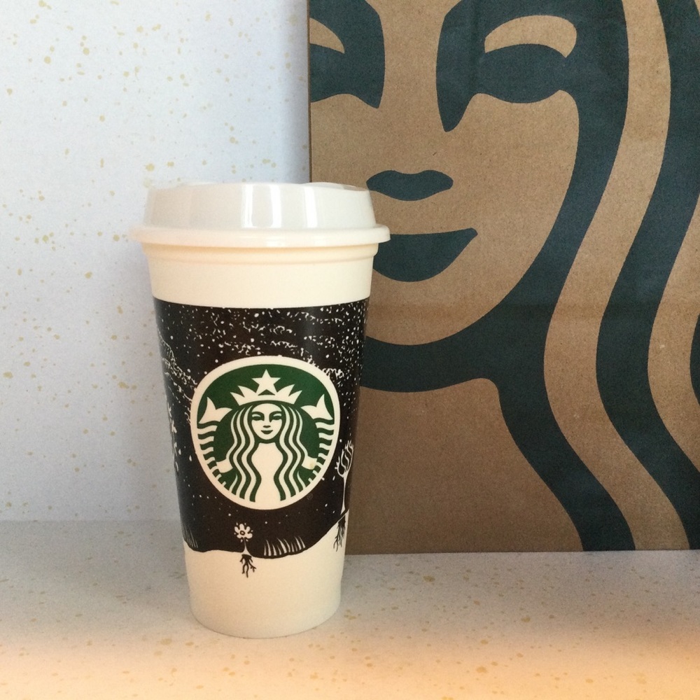 Starbucks "Stars dance on a midnight sky" Reusable
Cup 2015 Edition